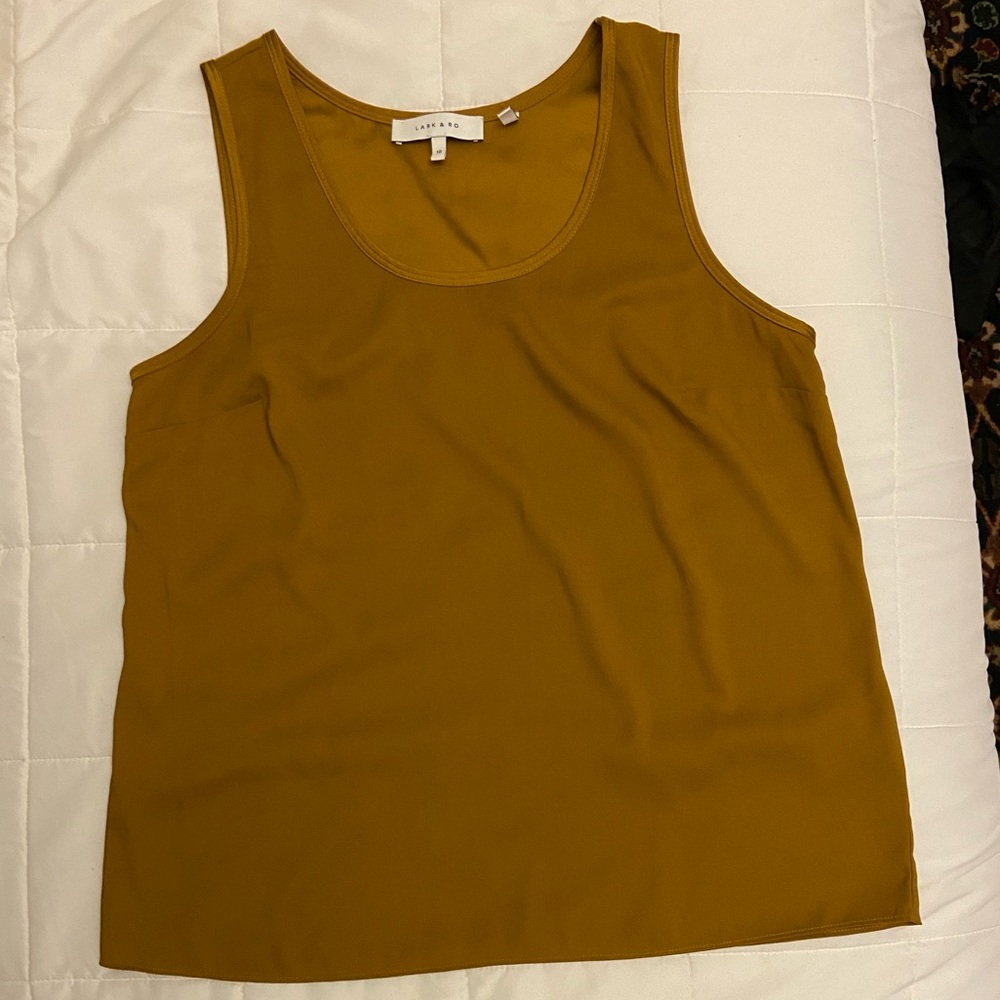 COPY - Lark + Ro Gold Tank Top. Size 10. Like new condition!